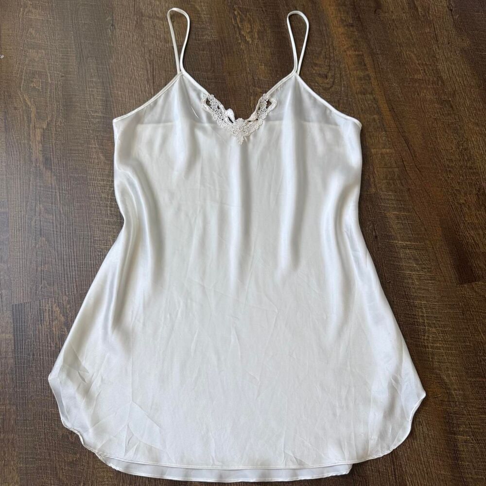 Romance Du Jour White Slip Dress